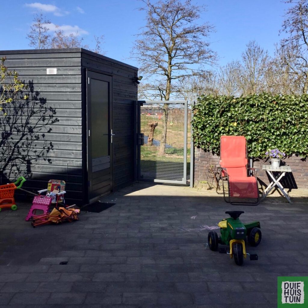 hoekhuis schuur achtertuin Gorinchem oud